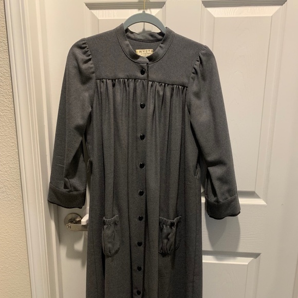 Vintage (Graham & Spencer) WYETH by Todd McGill Wool Smock Dress, Size M - Picture 1 of 15